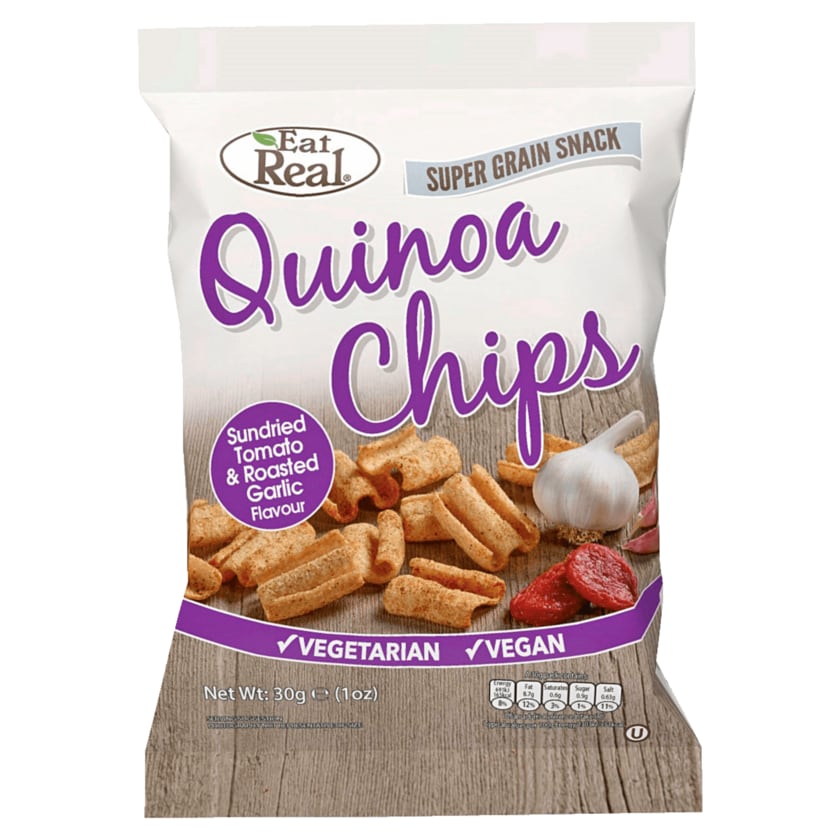 Eat Real Quinoa Chips Sundried Tomato & Roasted Garlic 80g